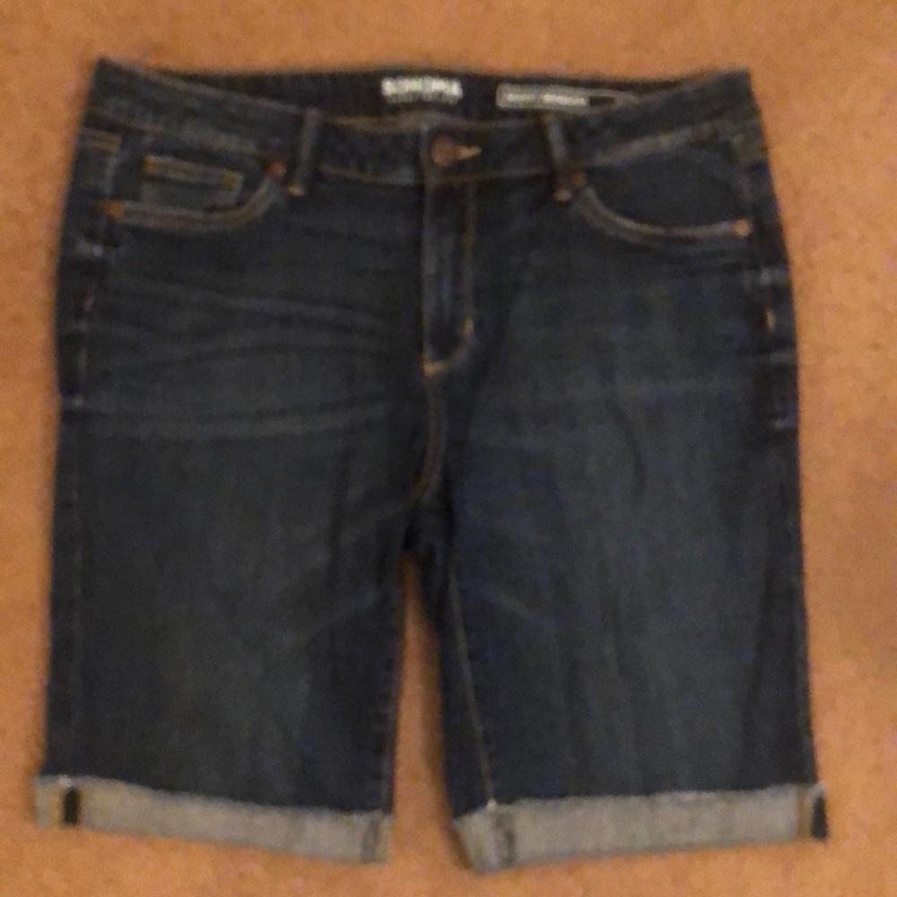Women’s Sonoma Skinny Bermuda Jean Shorts Size 12